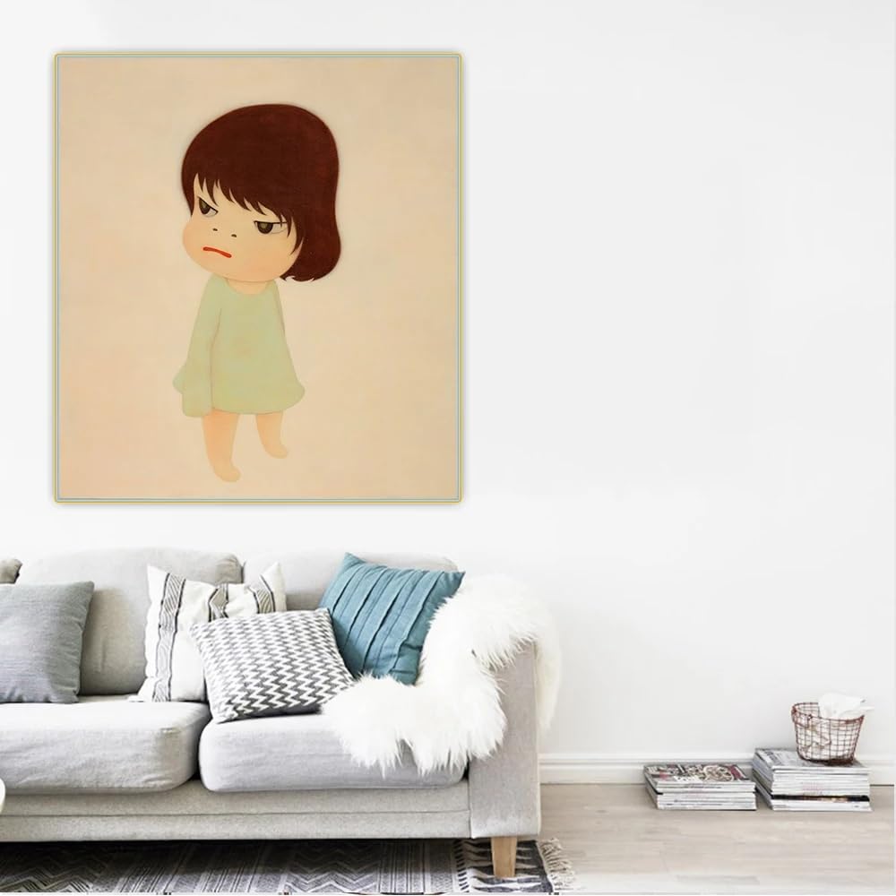 奈良美智 インテリア 現代アート 複製画 印刷 額 C Amazon.co.jp: 奈良美智ポスター 絵画 印刷 ポスター キャンバス